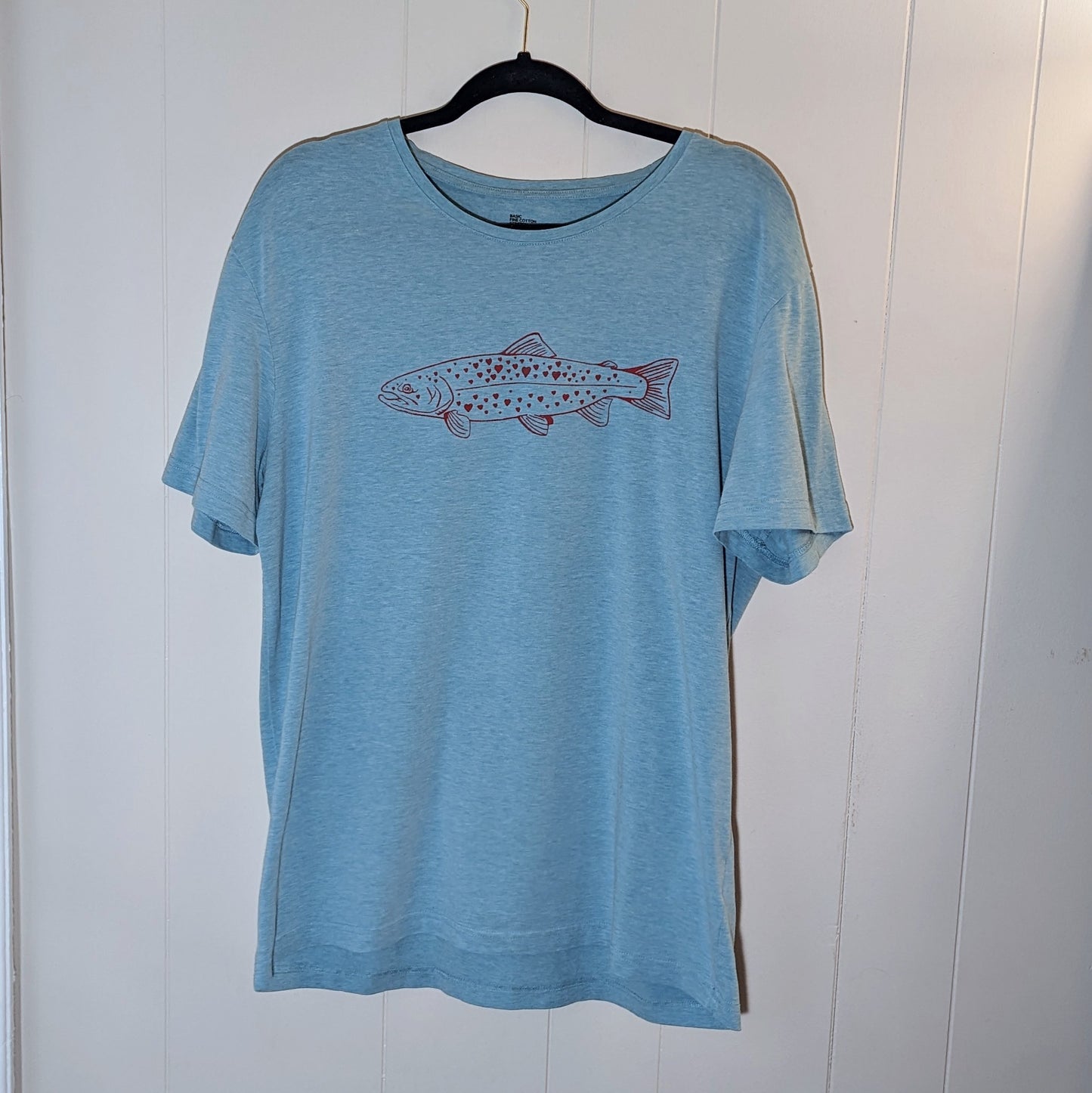 Valentines trout shirt XL