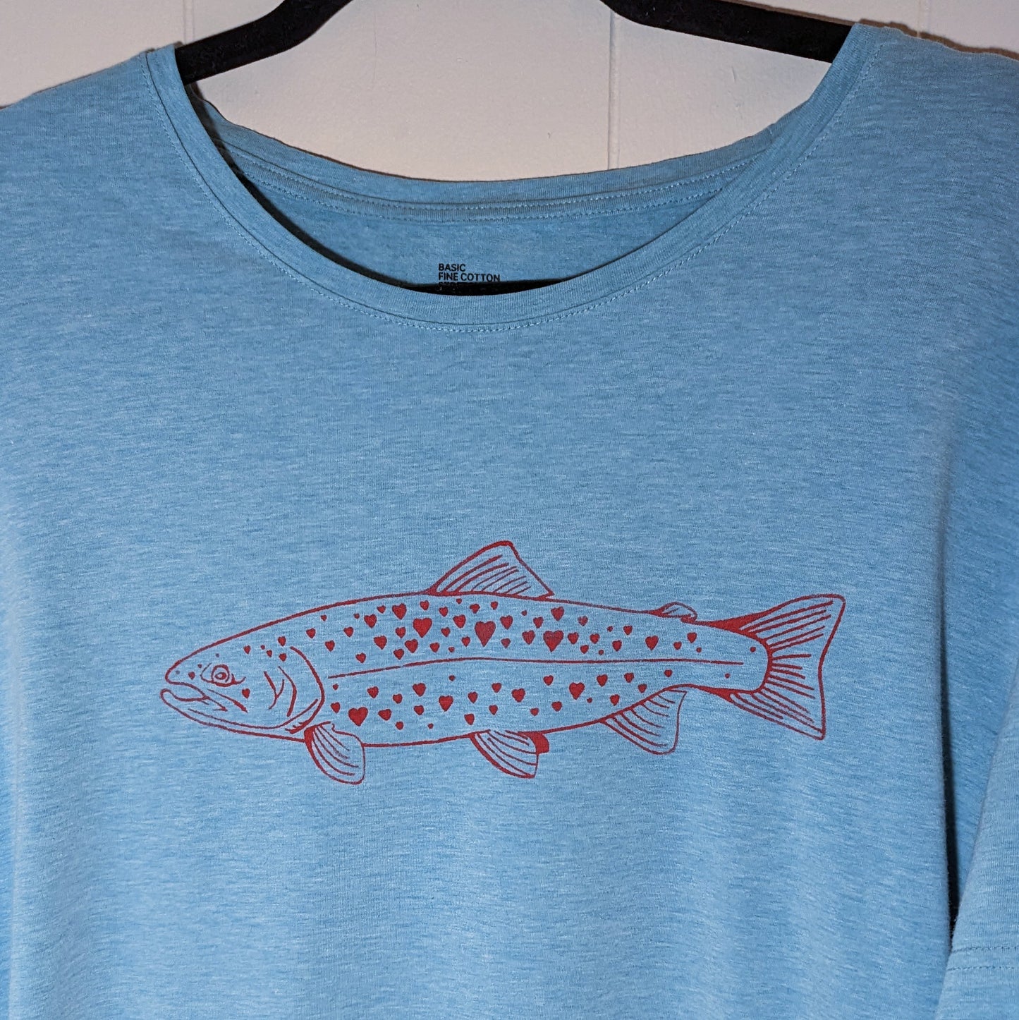 Valentines trout shirt XL