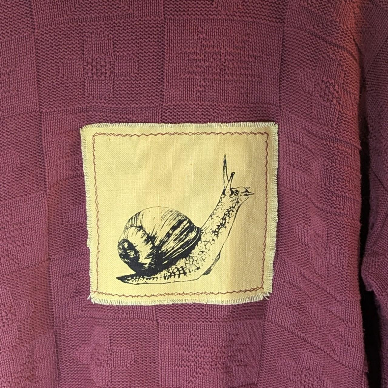 Large Snail Patch Sweater