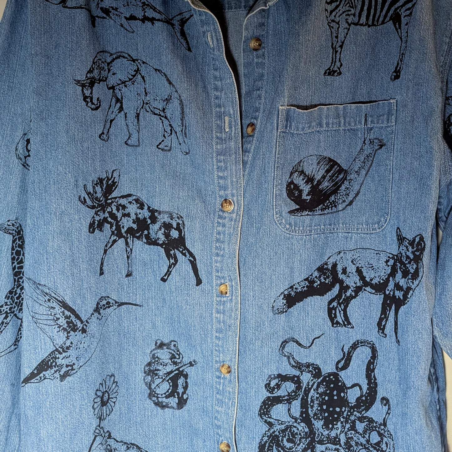 Large Button Up