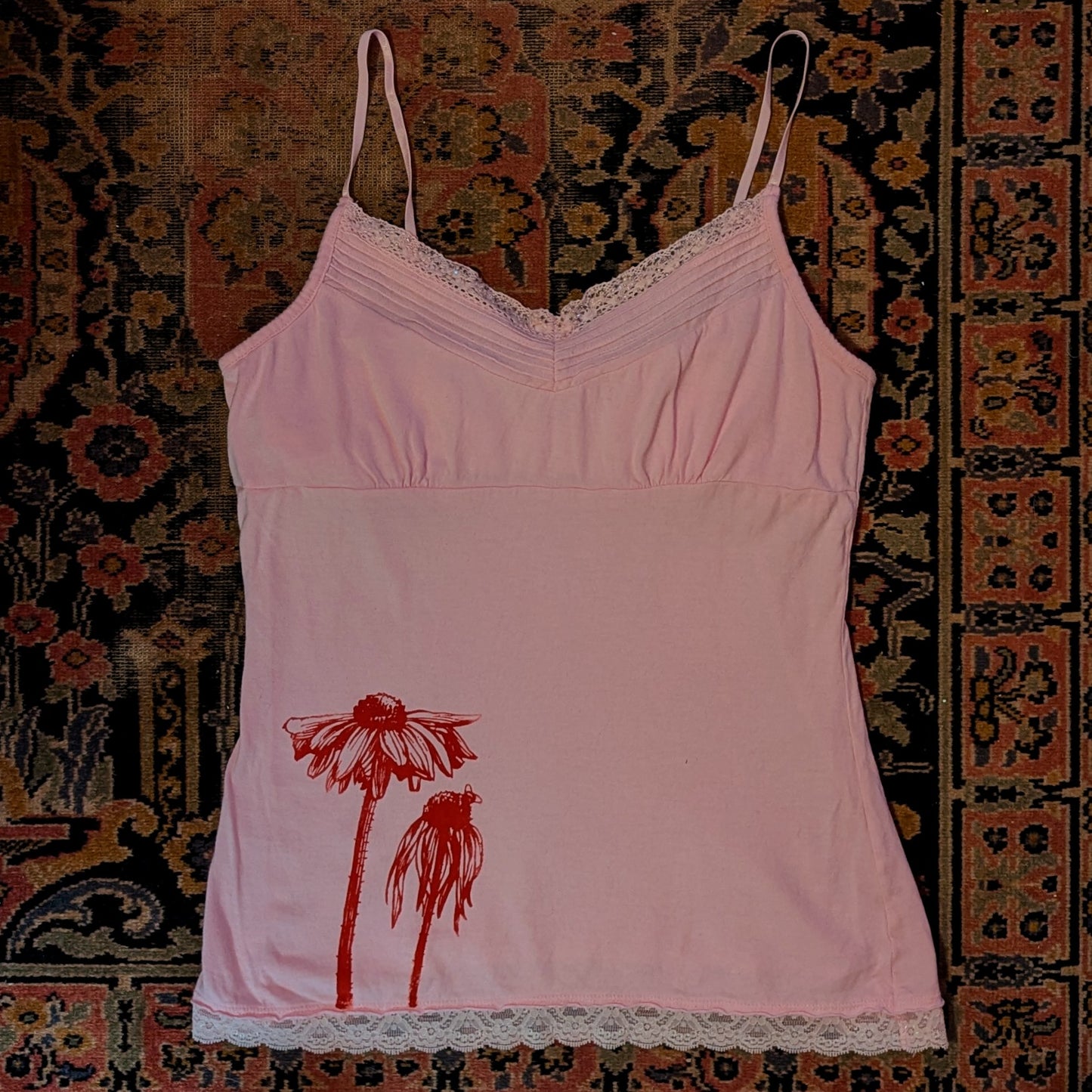Women's Medium Flower Tanktop