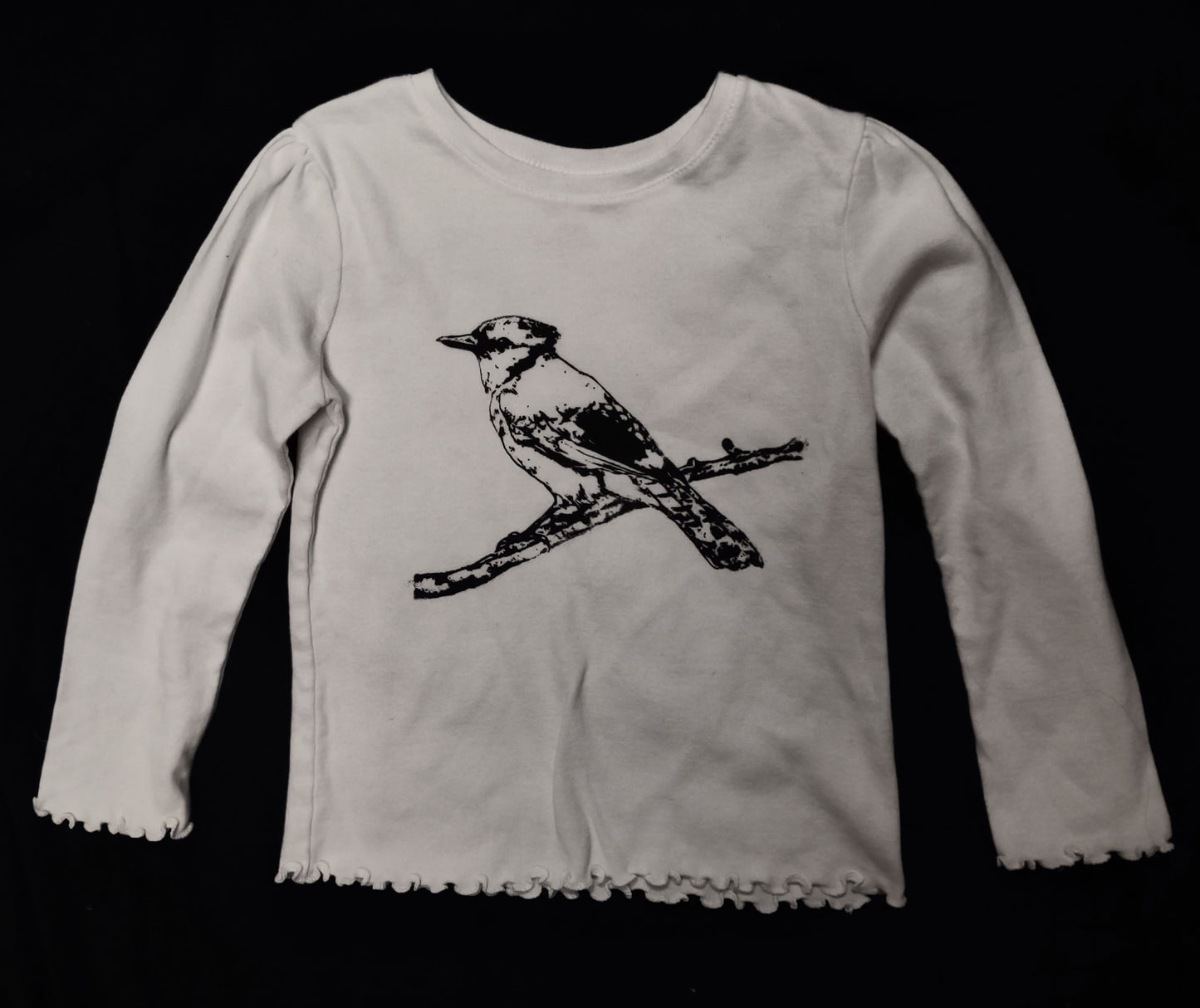 Children's small blue jay shirt