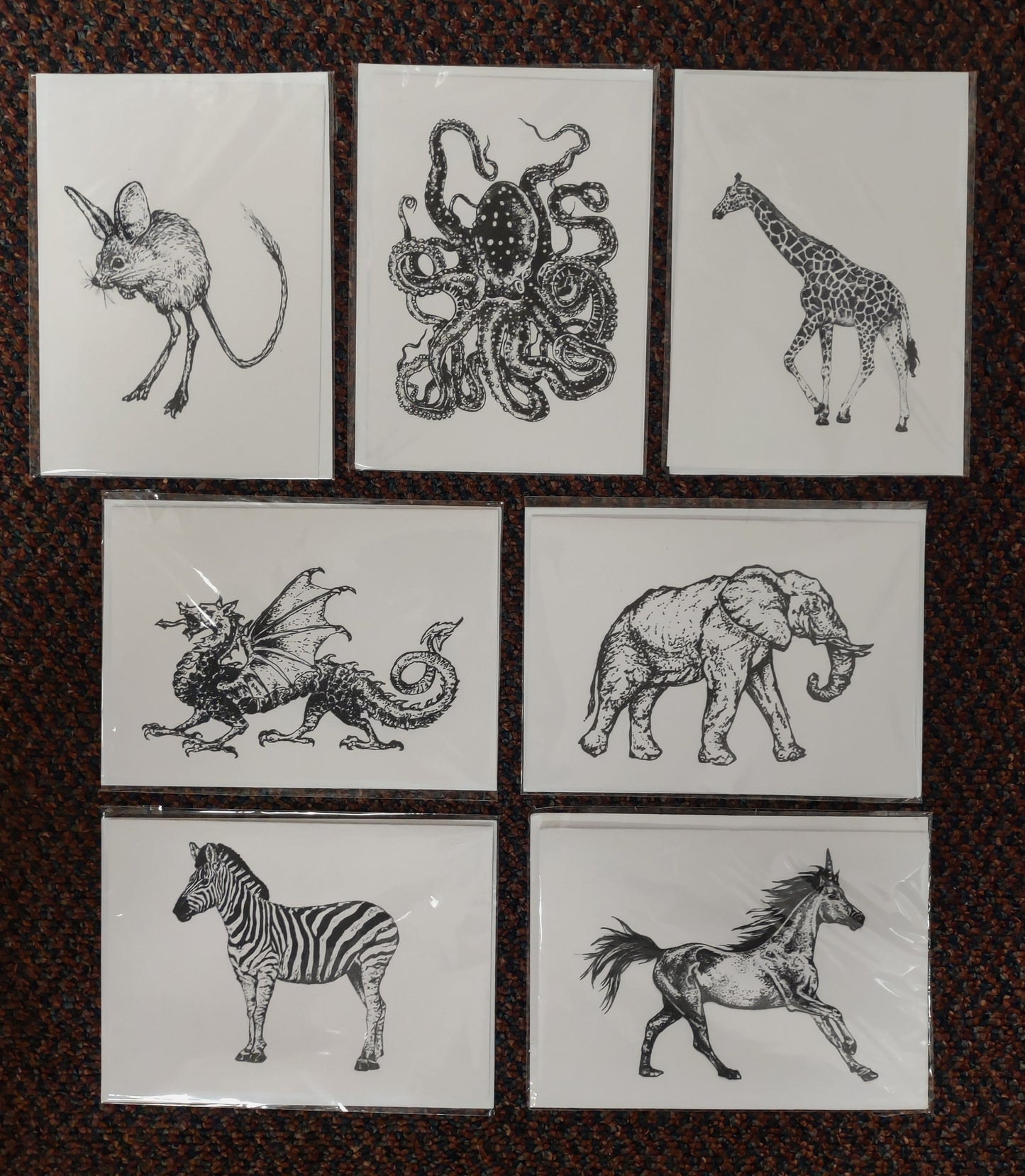Fun creatures cardpack