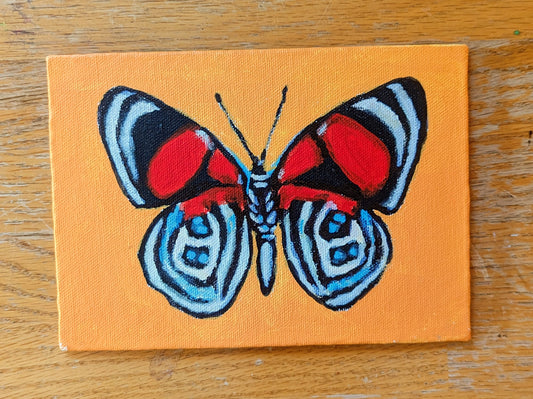 Original acrylic Butterfly Painting