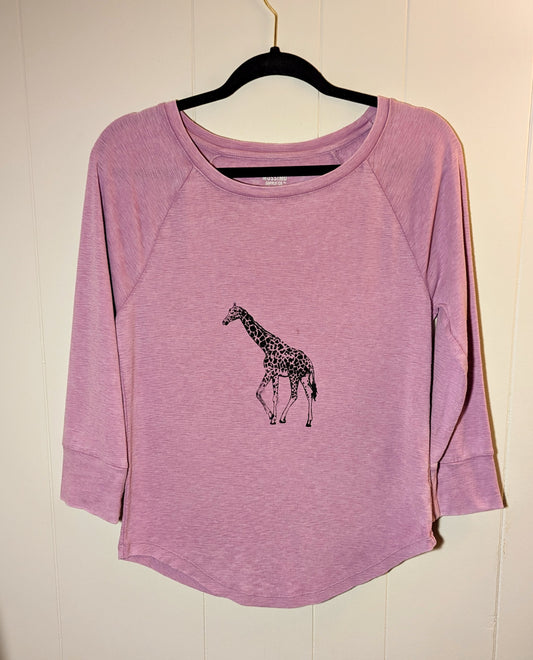 Women's XS giraffe long sleeve