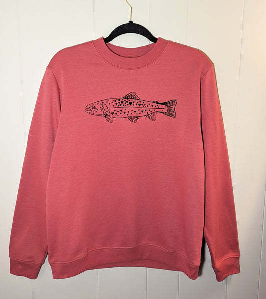 Valentines trout sweatshirt size medium