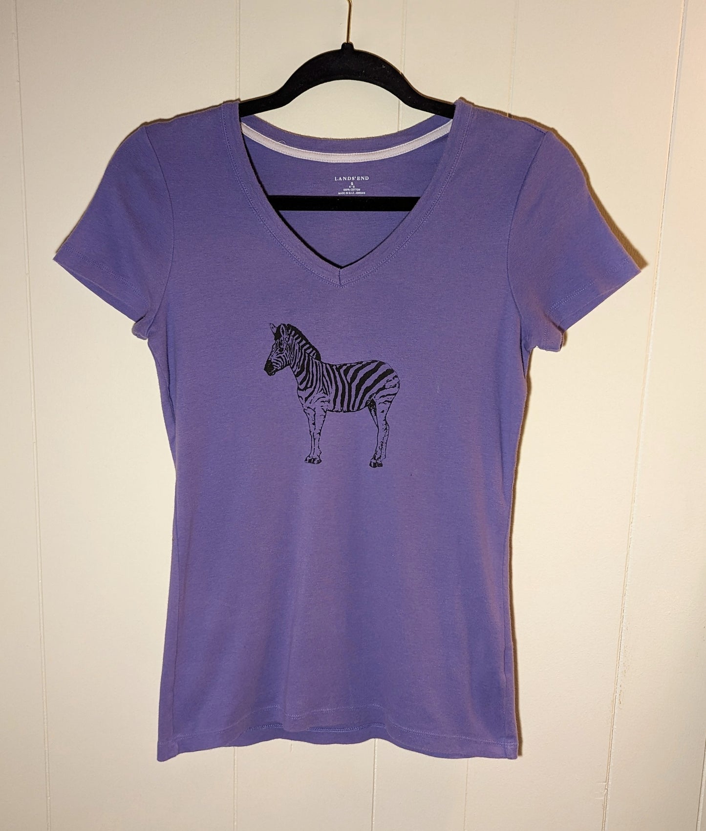 Women's small zebra shirt
