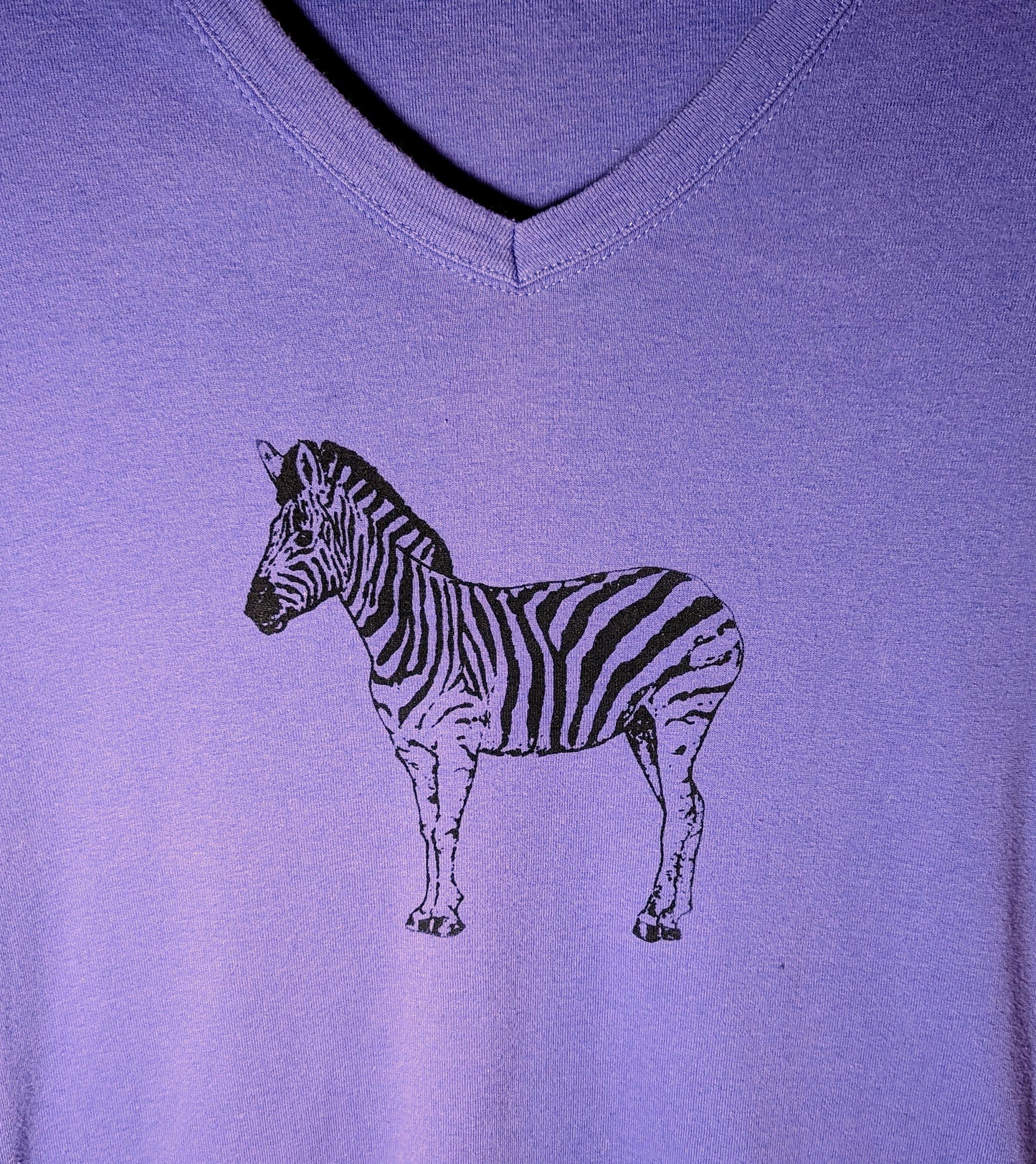 Women's small zebra shirt
