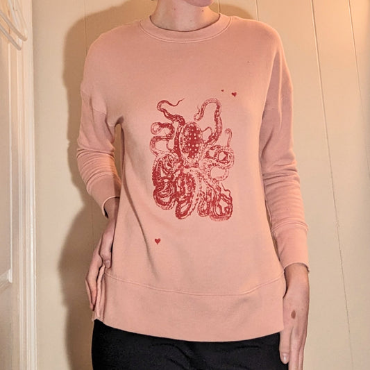 Women's Small Octopus Sweatshirt
