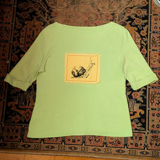 Women's Small Snail Patch Shirt