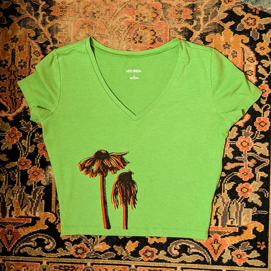 Medium Flower Croptop