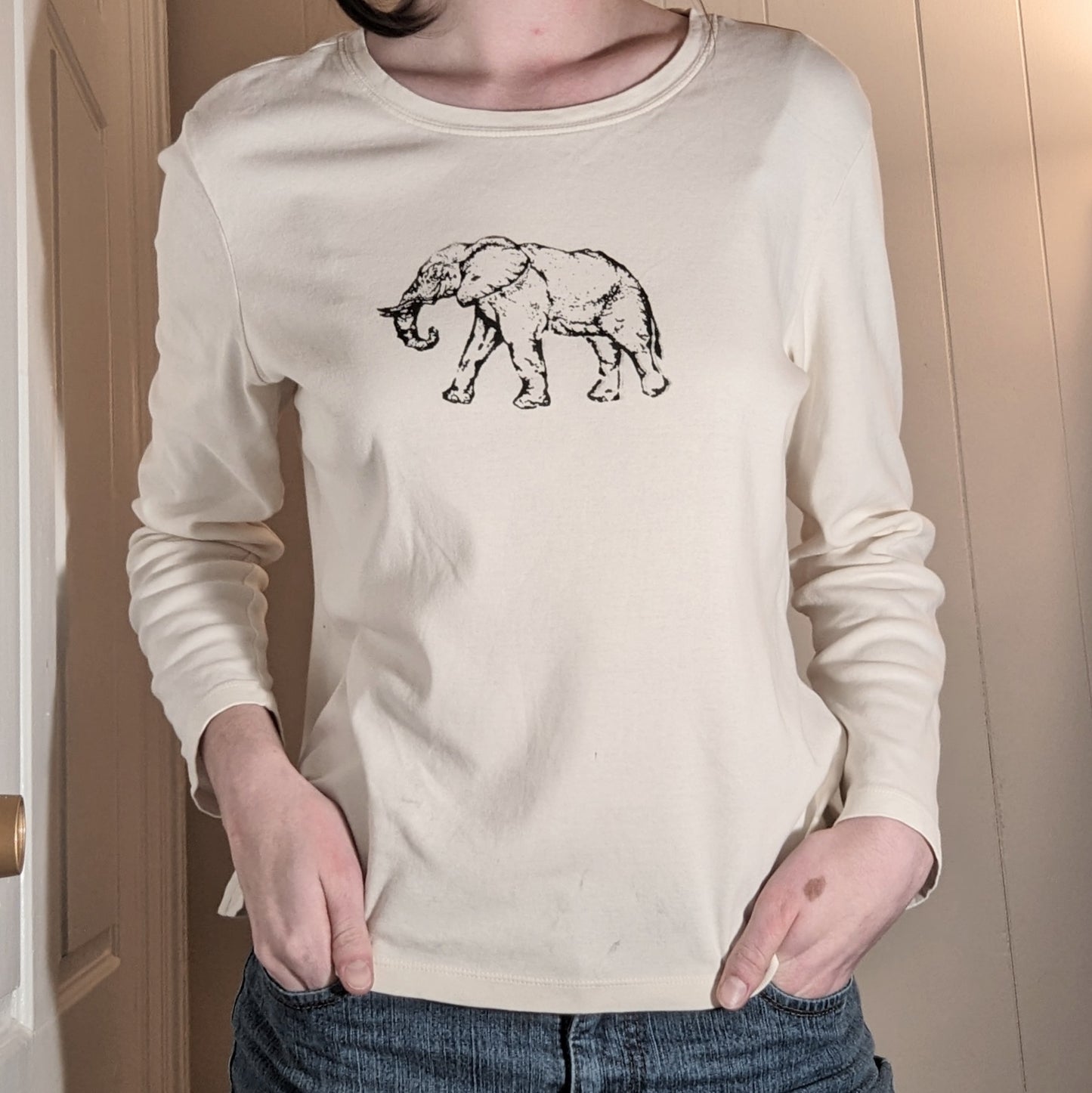 Womens large elephant shirt