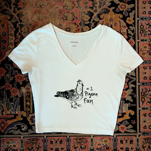 Women's Medium Pigeon Crop Top