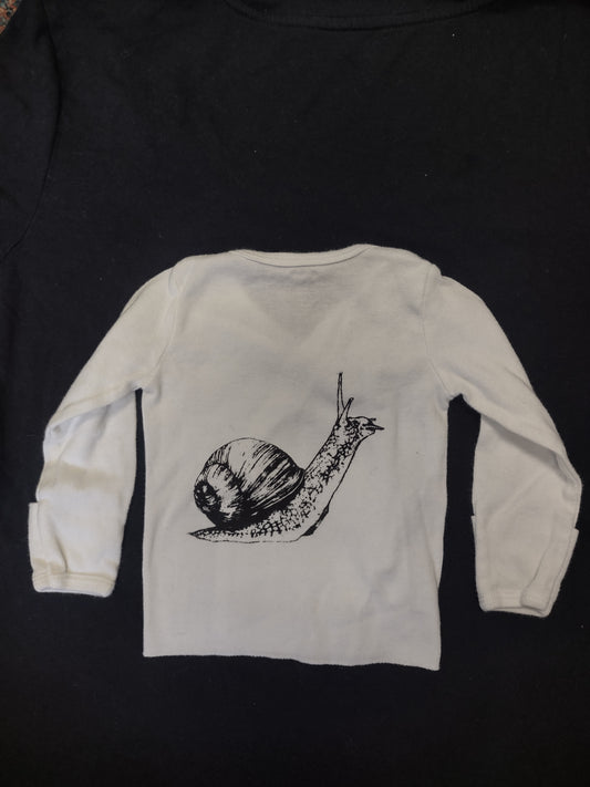 Children's snail wrap shirt