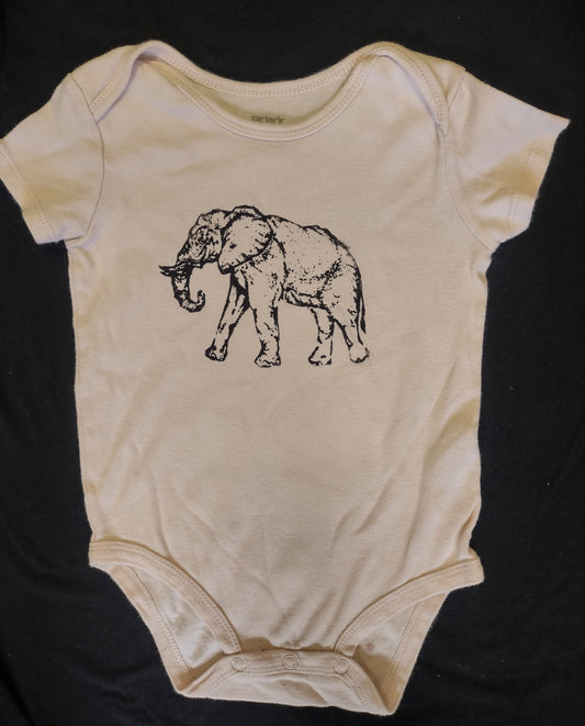 Children's elpehant onsie