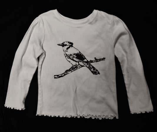 Children's small blue jay shirt