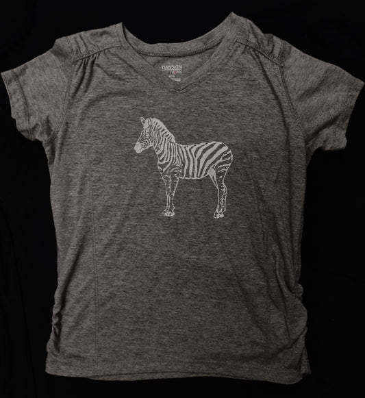 Children's medium zebra shirt