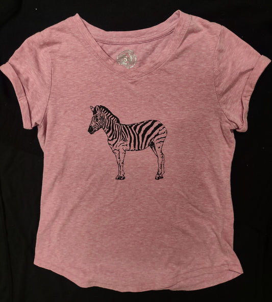 Children's medium zebra shirt