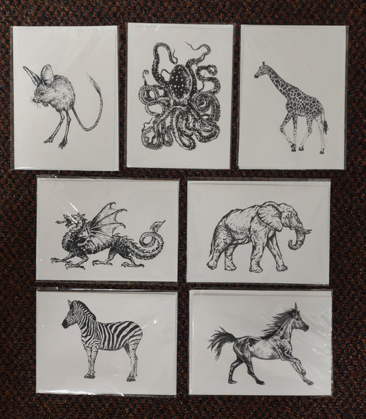 Fun creatures cardpack