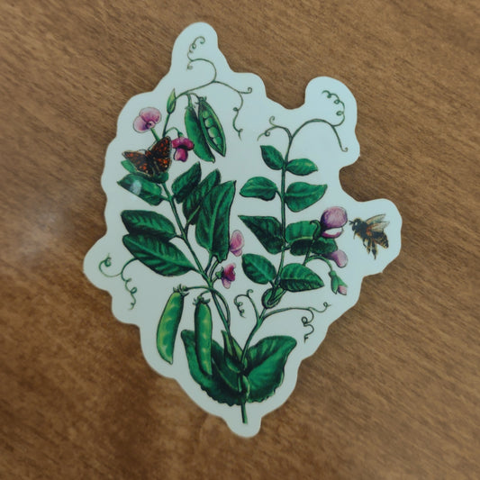 Peas sticker
