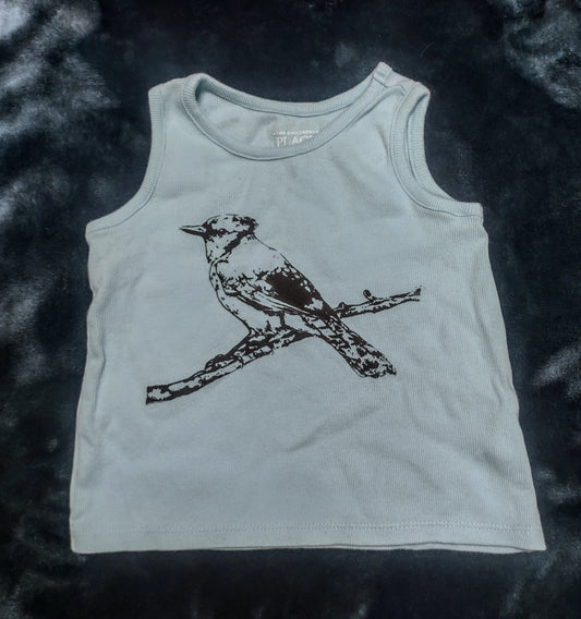Children's bluejay tank top (2T)